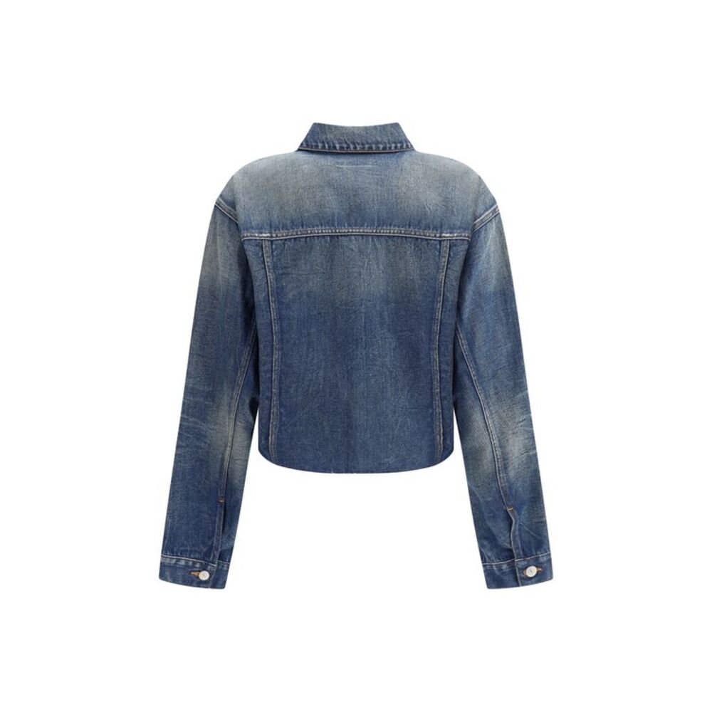 Mm6 Women Denim Jacket - Picture 2 of 3